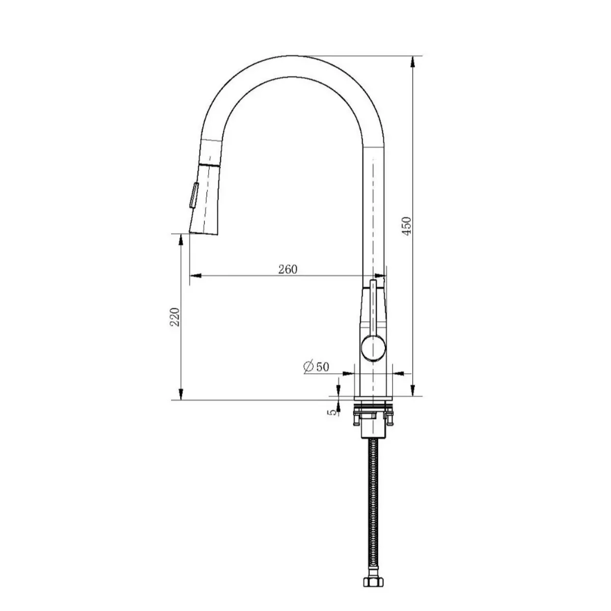 Boshini BS 710 Pull-out Sink Cold Tap - view 2